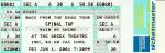 GRAPHIC IMAGE 'ticket, Spinal Tap, Greek Theater, Los Angeles, CA, June 1, 2001'