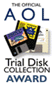 GRAPHIC IMAGE 'The Official AOL Trial Disk Collection Award'