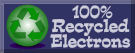 GRAPHIC IMAGE '100% Recycled Electrons'