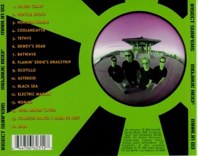 back cover: Insect Surfers - Mojave Reef